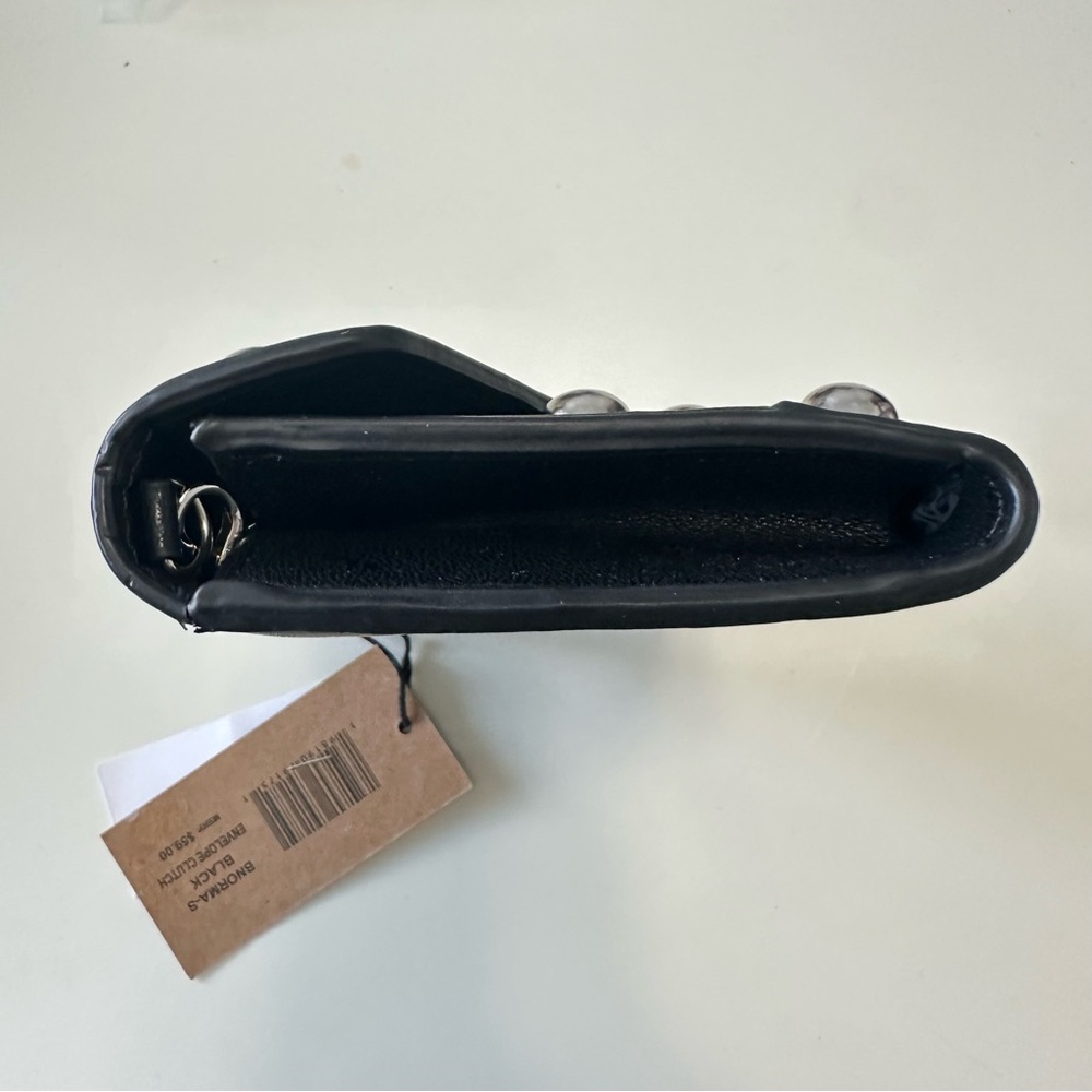 Madden Girl Black Crossbody Bag with Silver Accents. Set - Picture 6 of 6